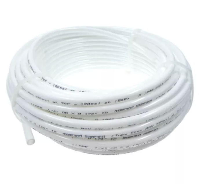 1/4" flexibilis cső (m)